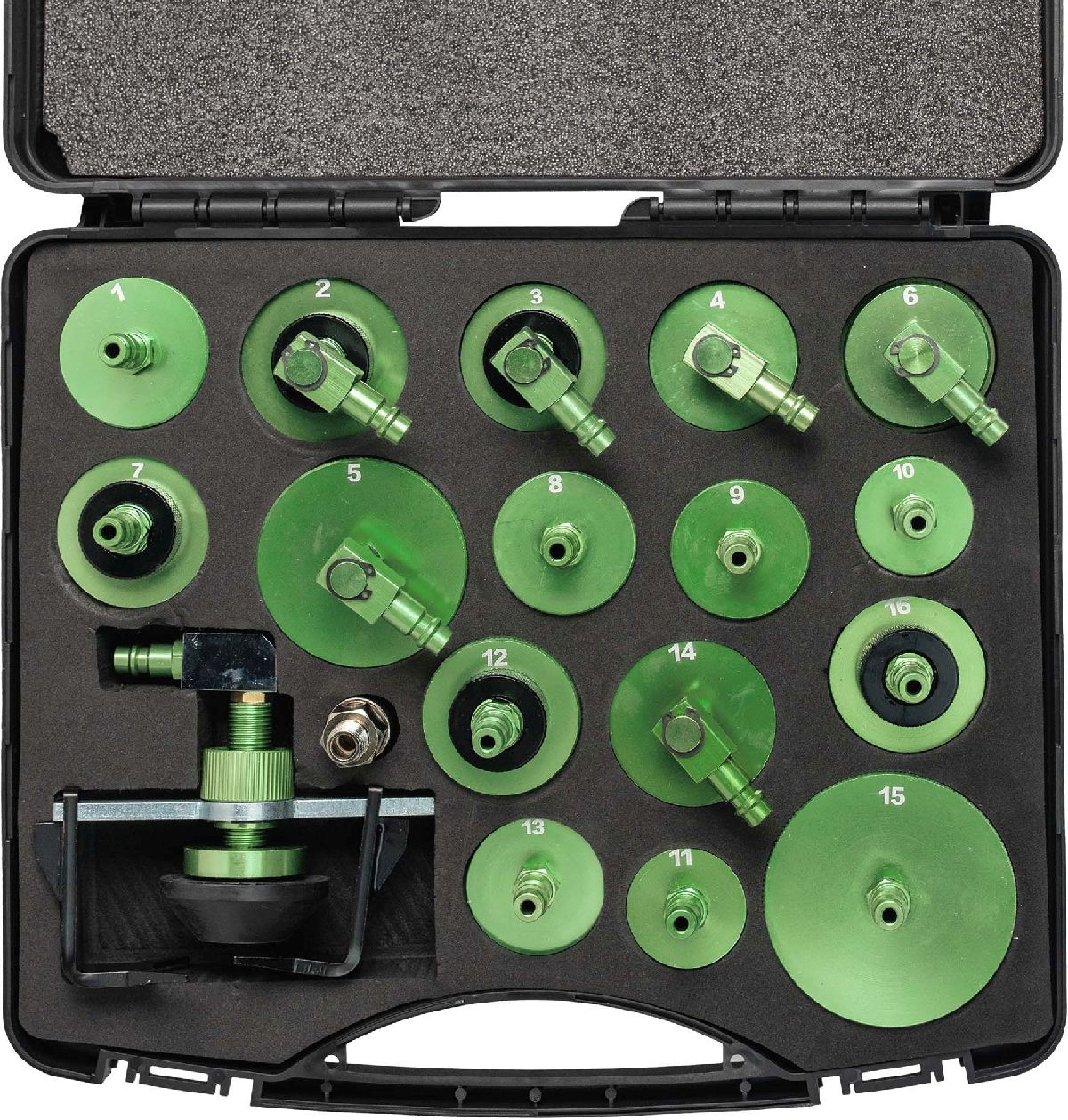 Adapterset f�r Bremsentl�ftungsger�t 18-teilig