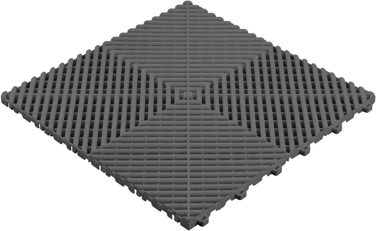 Dalle de Sol perfor� 40x40x1.8cm gris