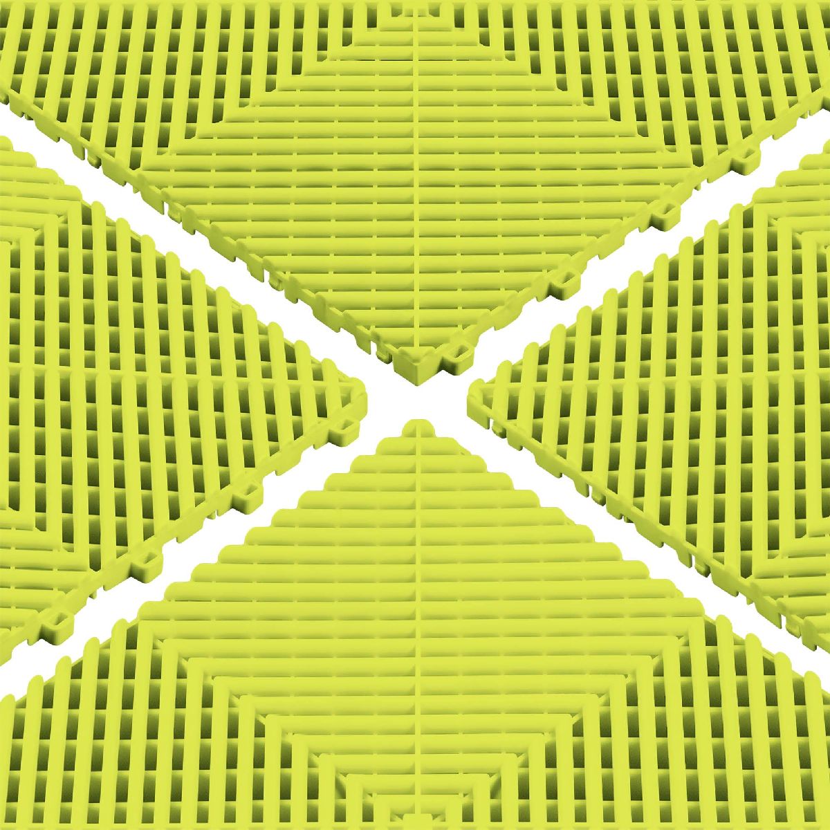 Dalle de Sol perfor� 40x40x1.8cm jaune