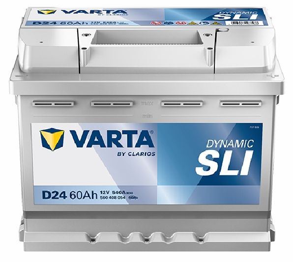 Starterbatterie 12V/60Ah/540A LxBxH 242x175x190mm/S:0