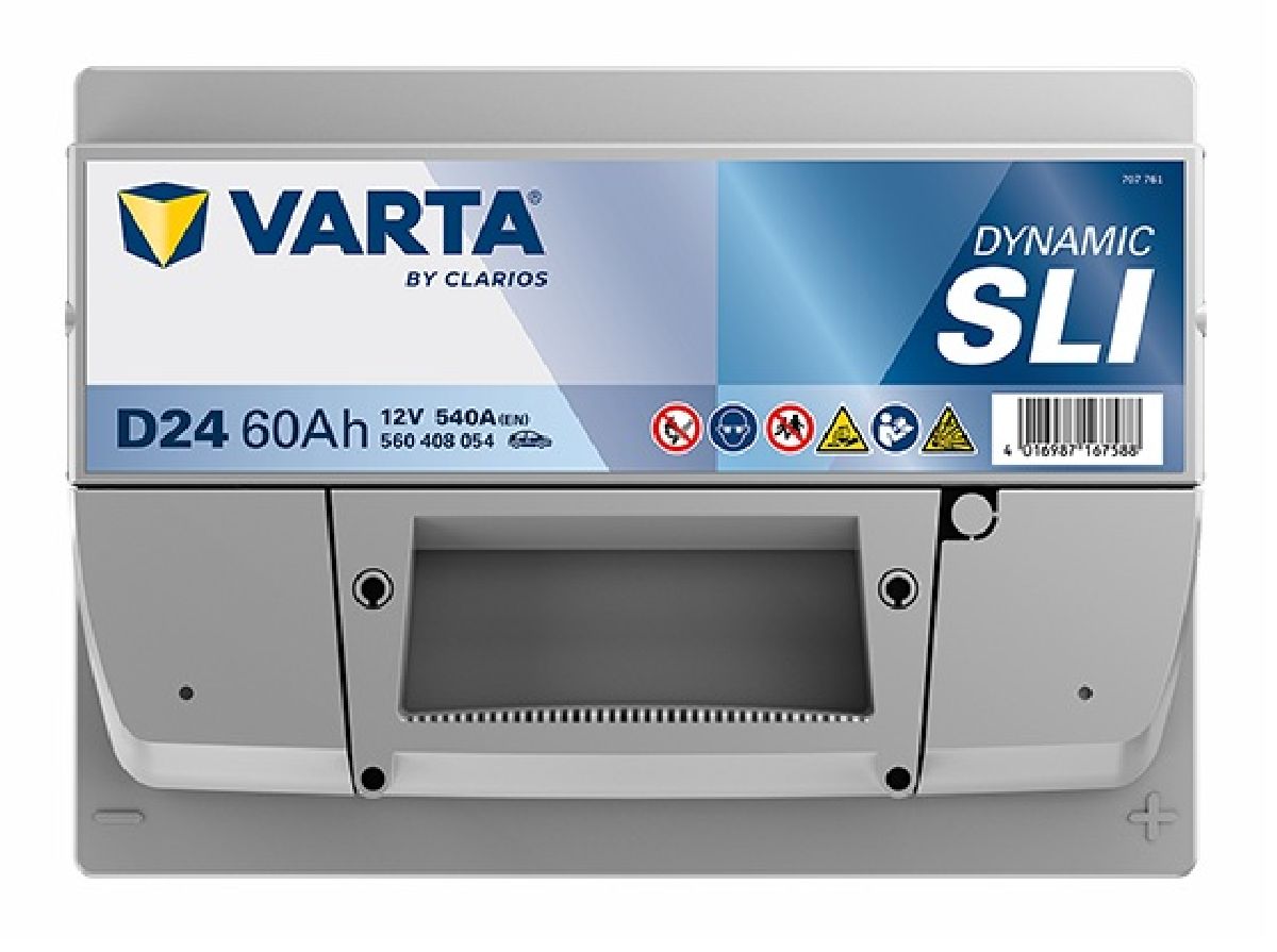 Starterbatterie 12V/60Ah/540A LxBxH 242x175x190mm/S:0