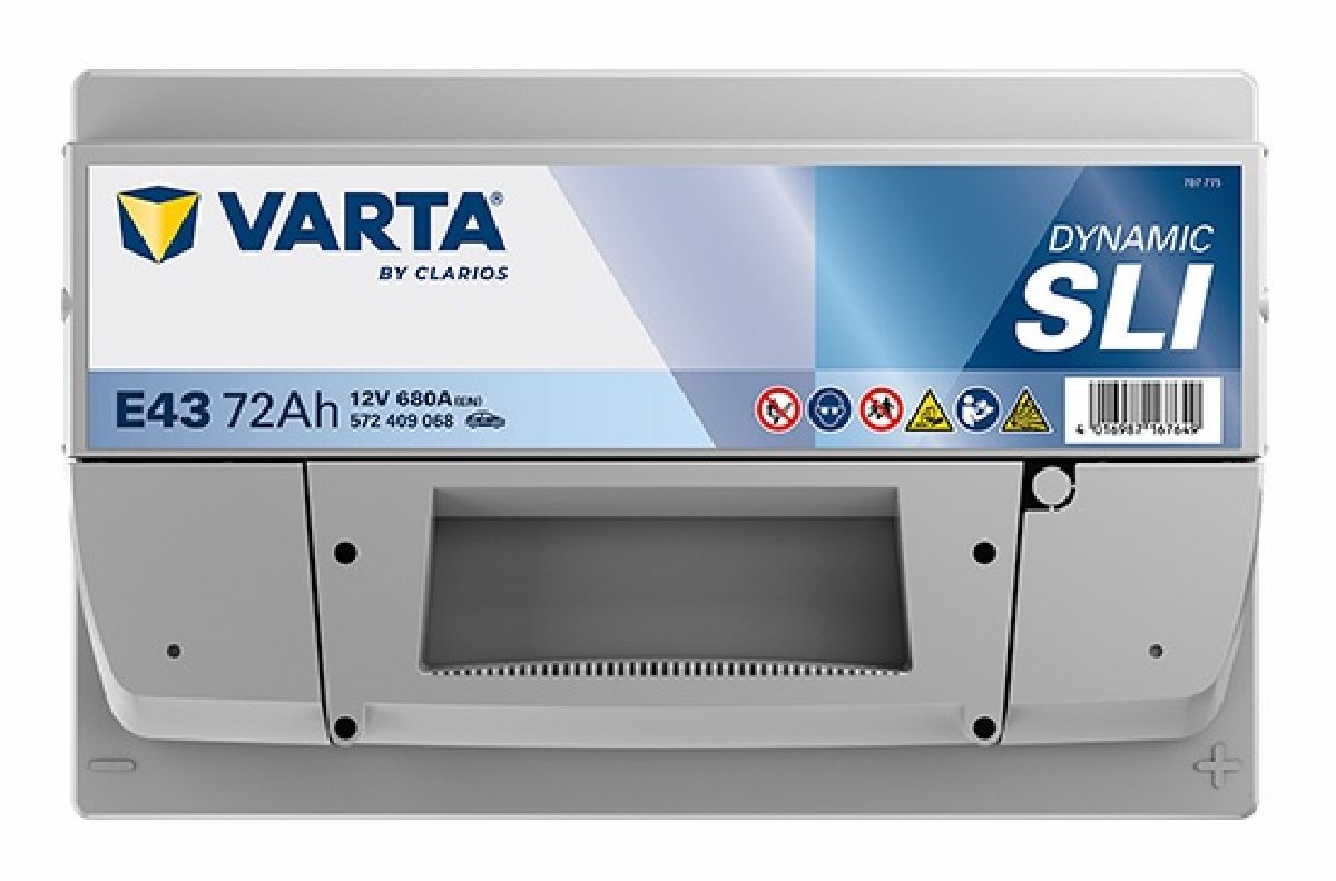 Starterbatterie 12V/72Ah/680A LxBxH 278x175x175mm/S:0