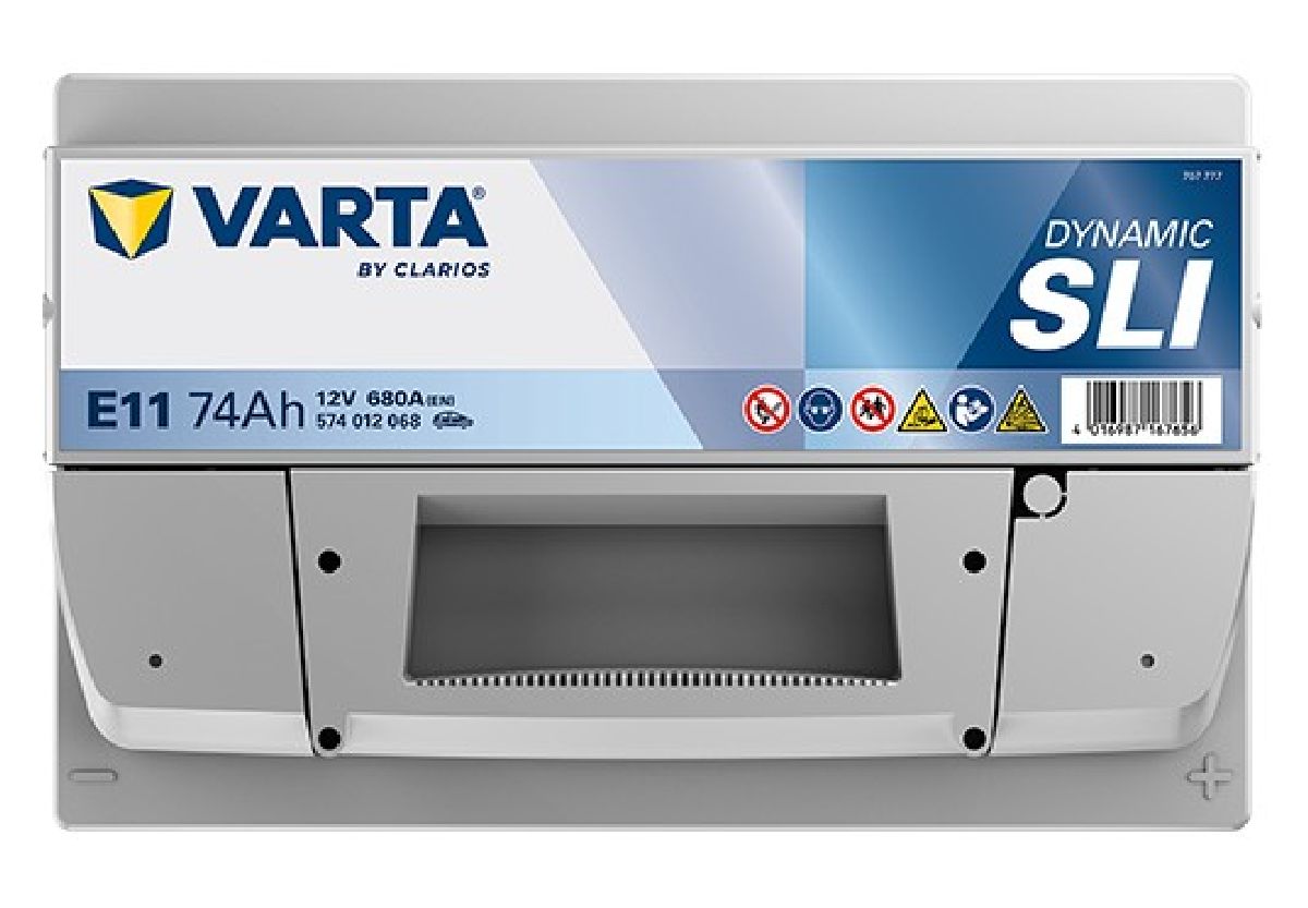 Starterbatterie 12V/74Ah/680A LxBxH 278x175x190mm/S:0