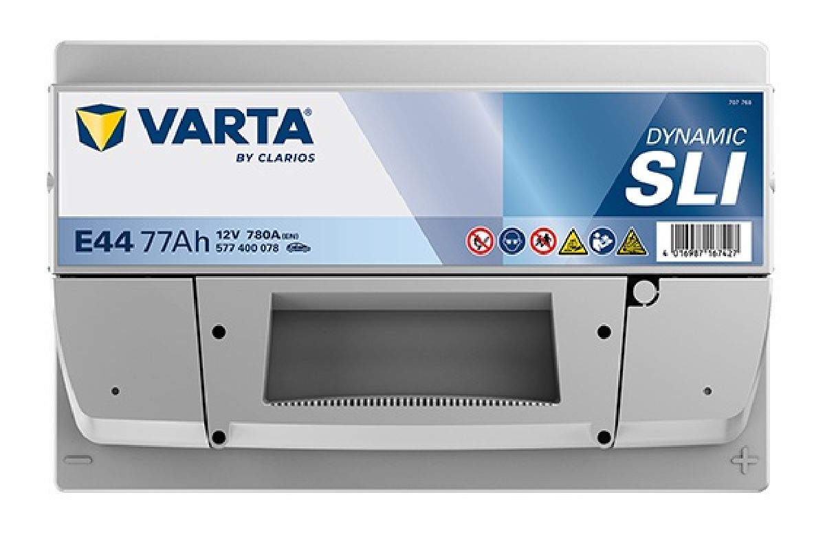 Starterbatterie 12V/77Ah/780A LxBxH 278x175x190mm/S:0