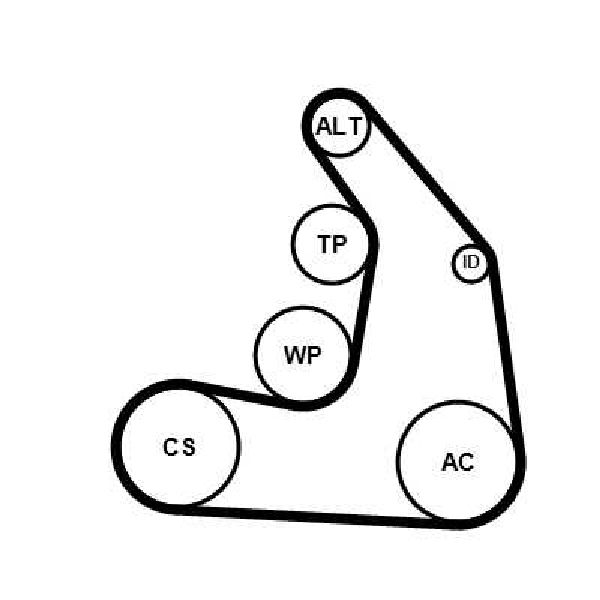 Keilrippenriemensatz 