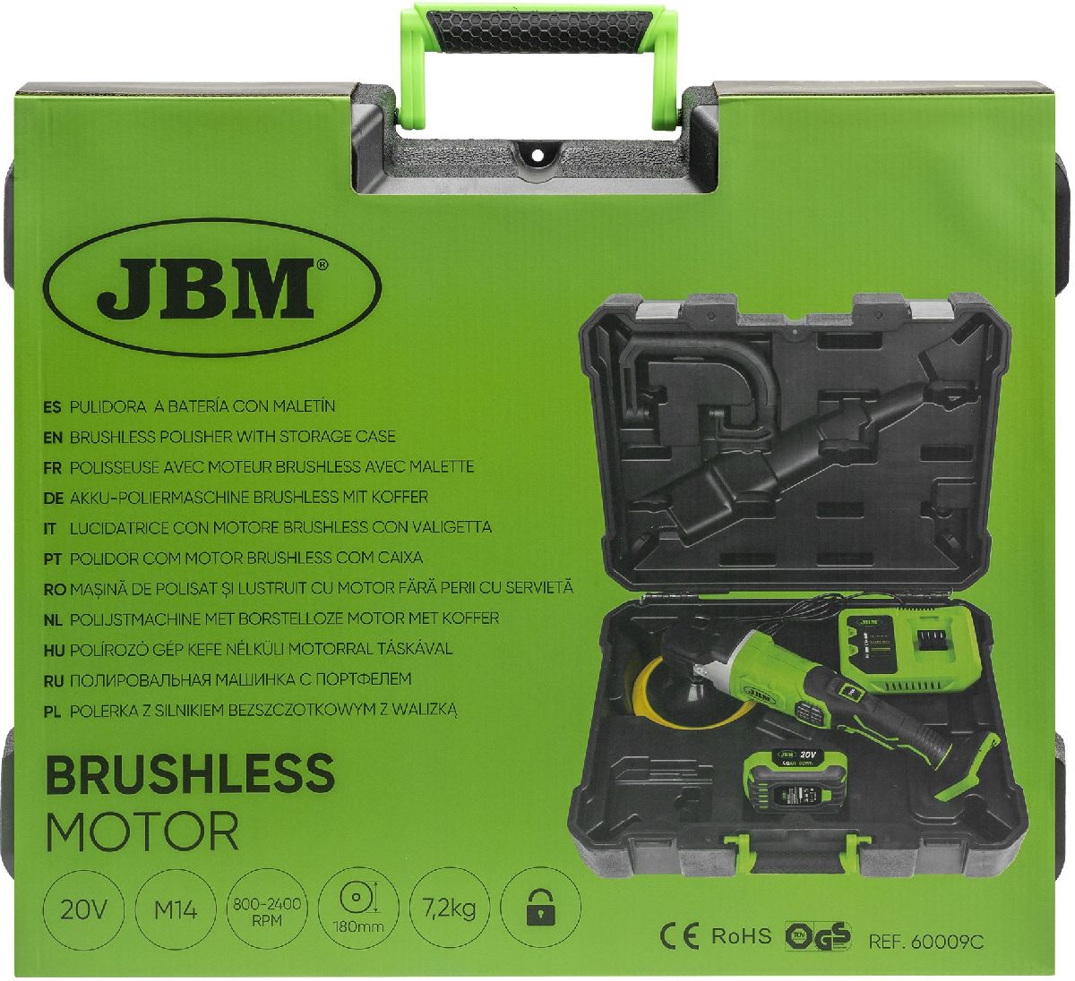 Kit Polisseuse sans fil Moteur sans balais