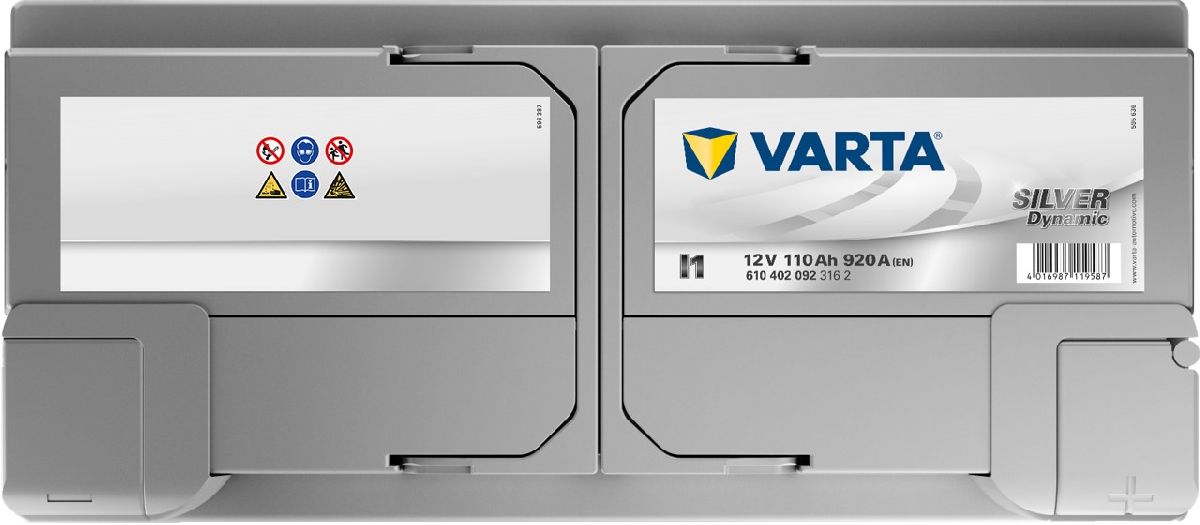 Starterbatterie Varta 12V/110Ah/920A LxBxH 394x175x190mm/S:0