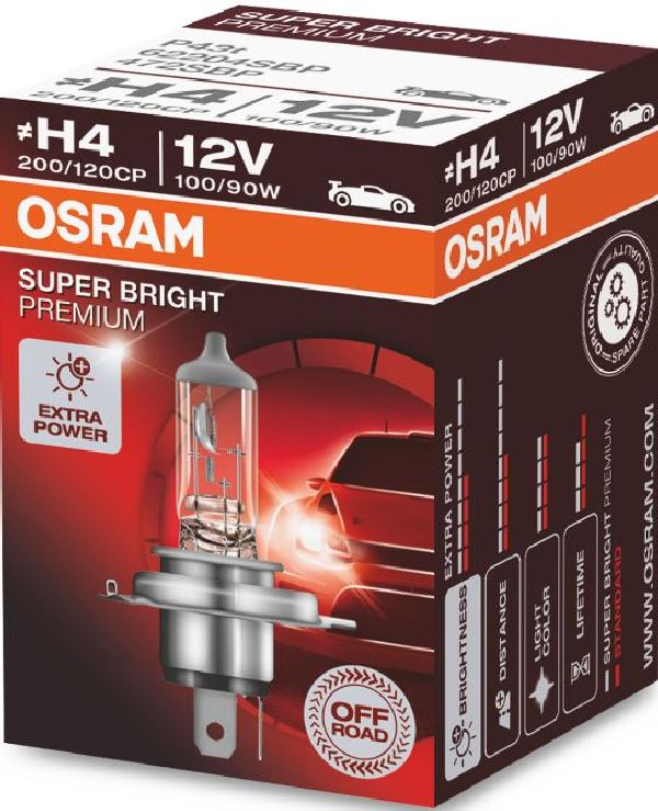 OSRAM Rallye Lampe H4