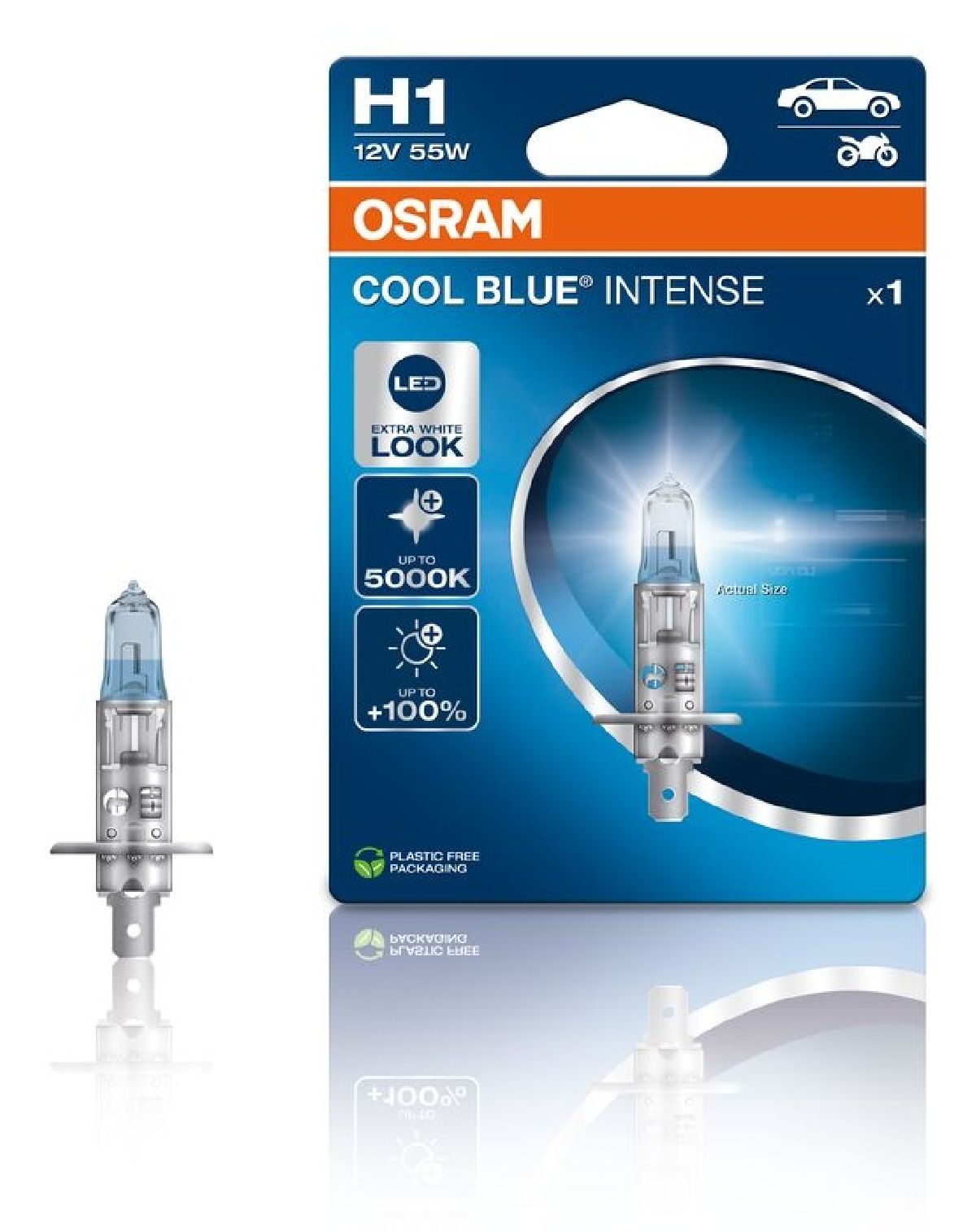 COOL BLUE INTENSE Singleblister H1/12V/55W/P14,5s