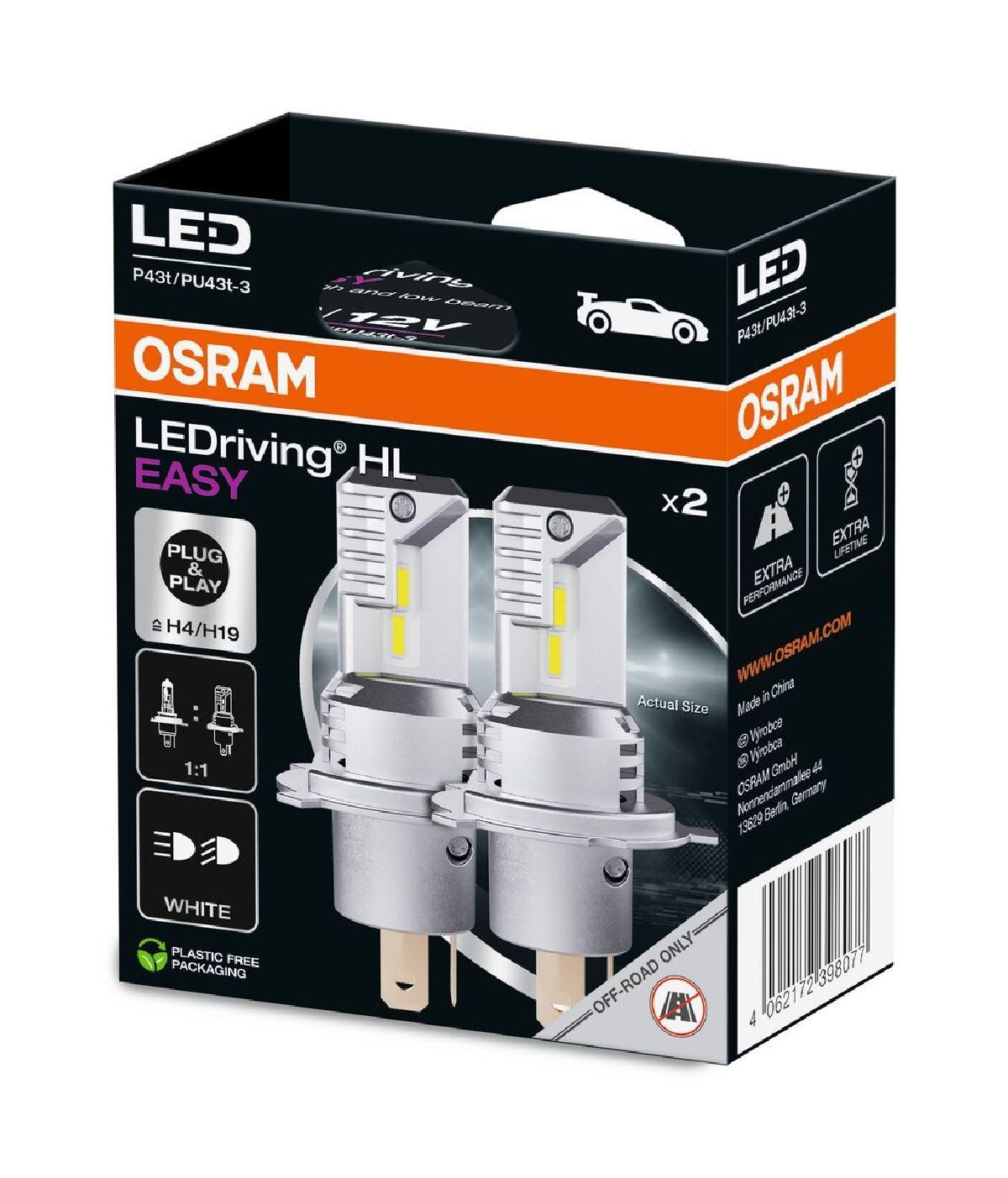 LEDriving Off-Road LED Retrofit Easy H4/H19/12V/19W