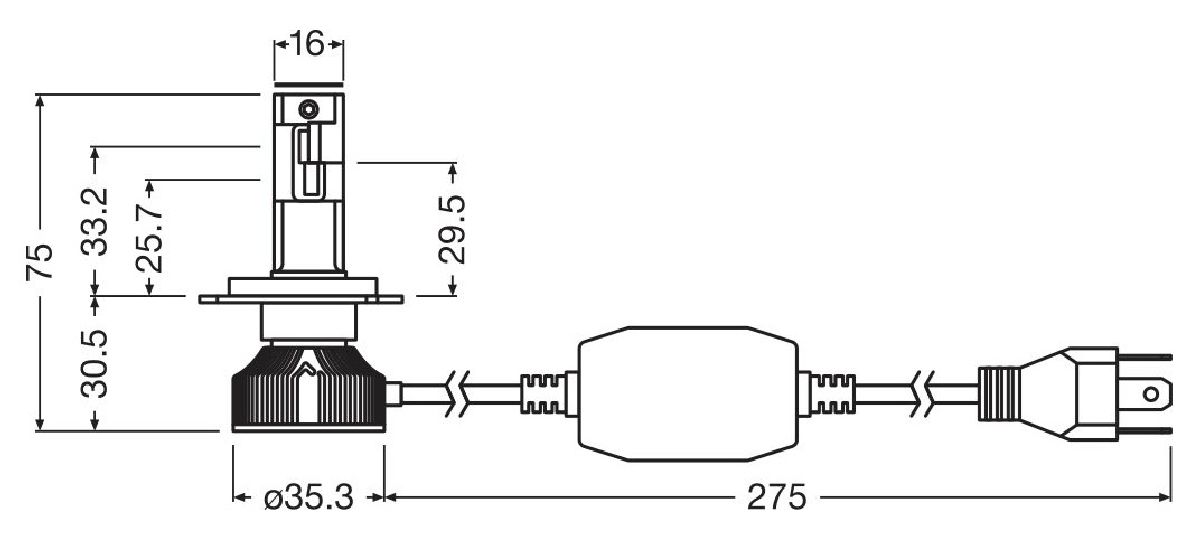 LEDriving HL INTENSE NXT H4/12V/42W