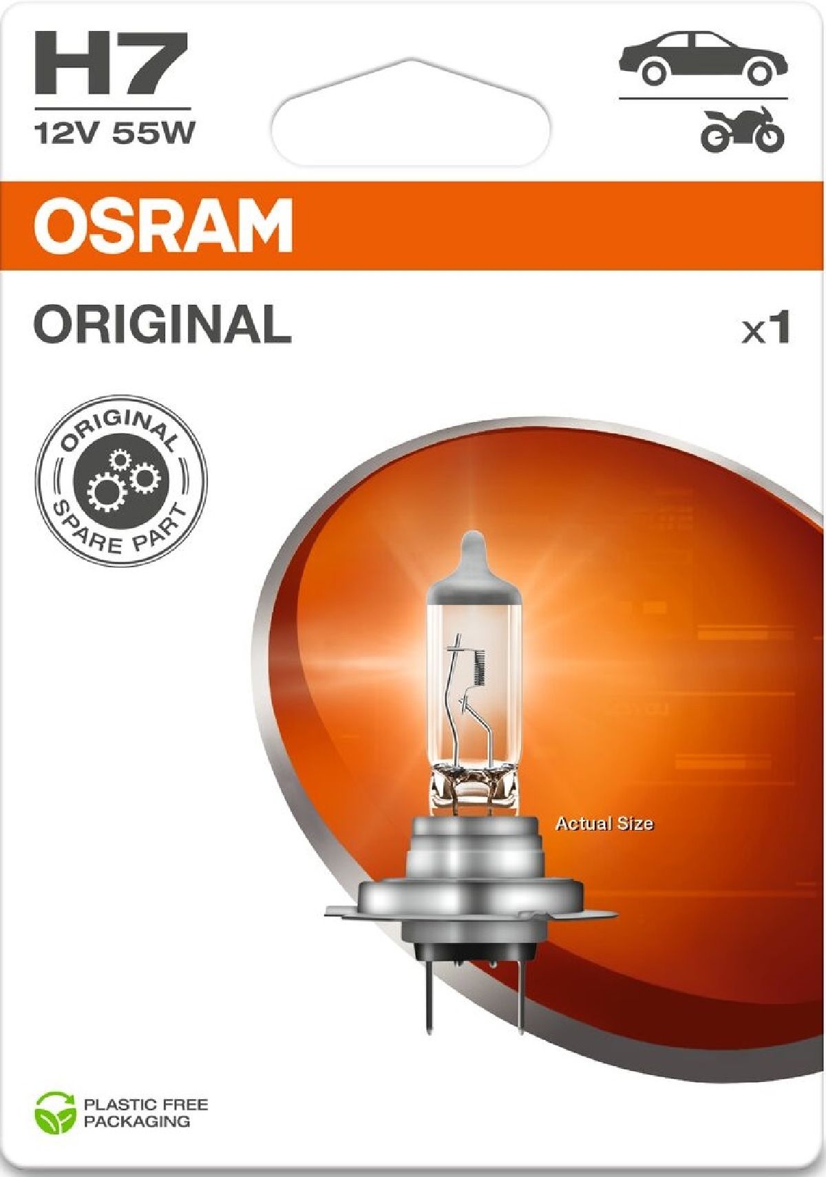 OSRAM Glühlampe H7 Singleblister