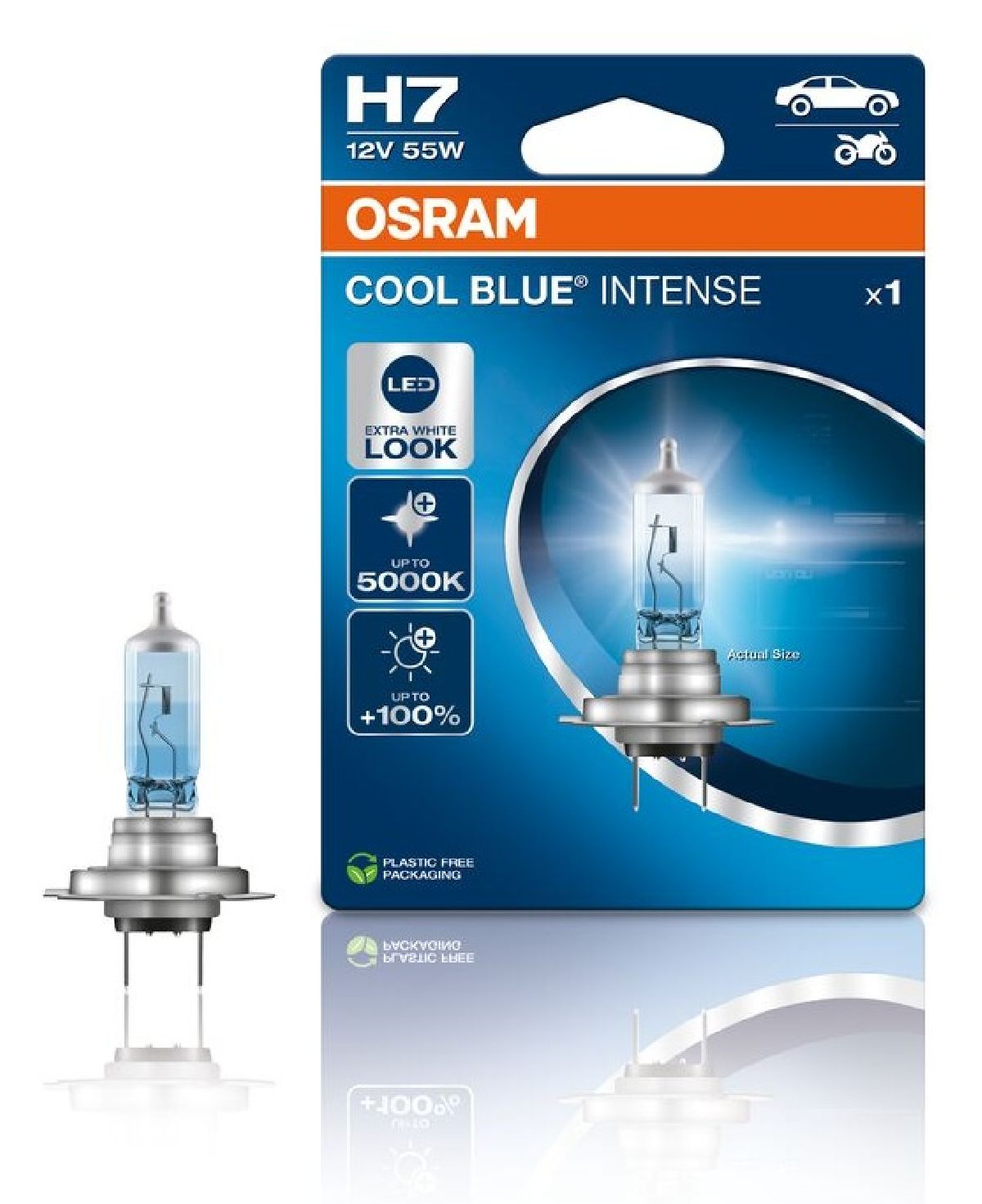 COOL BLUE INTENSE Singleblister H7/12V/55W/PX26d