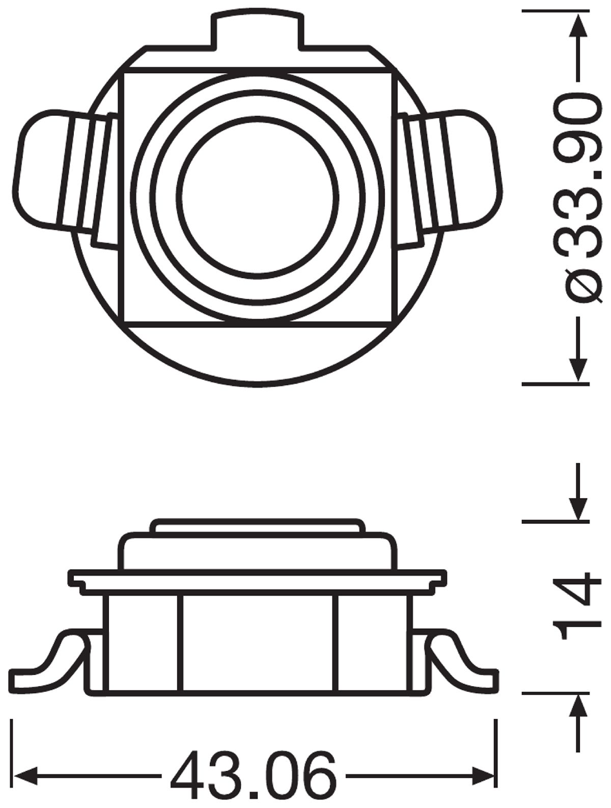 Lampenfassung, Hauptscheinwerfer LEDriving Adapter 03