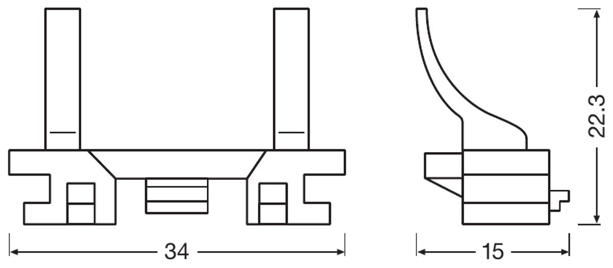 Lampenfassung, Hauptscheinwerfer LEDriving Adapter 04