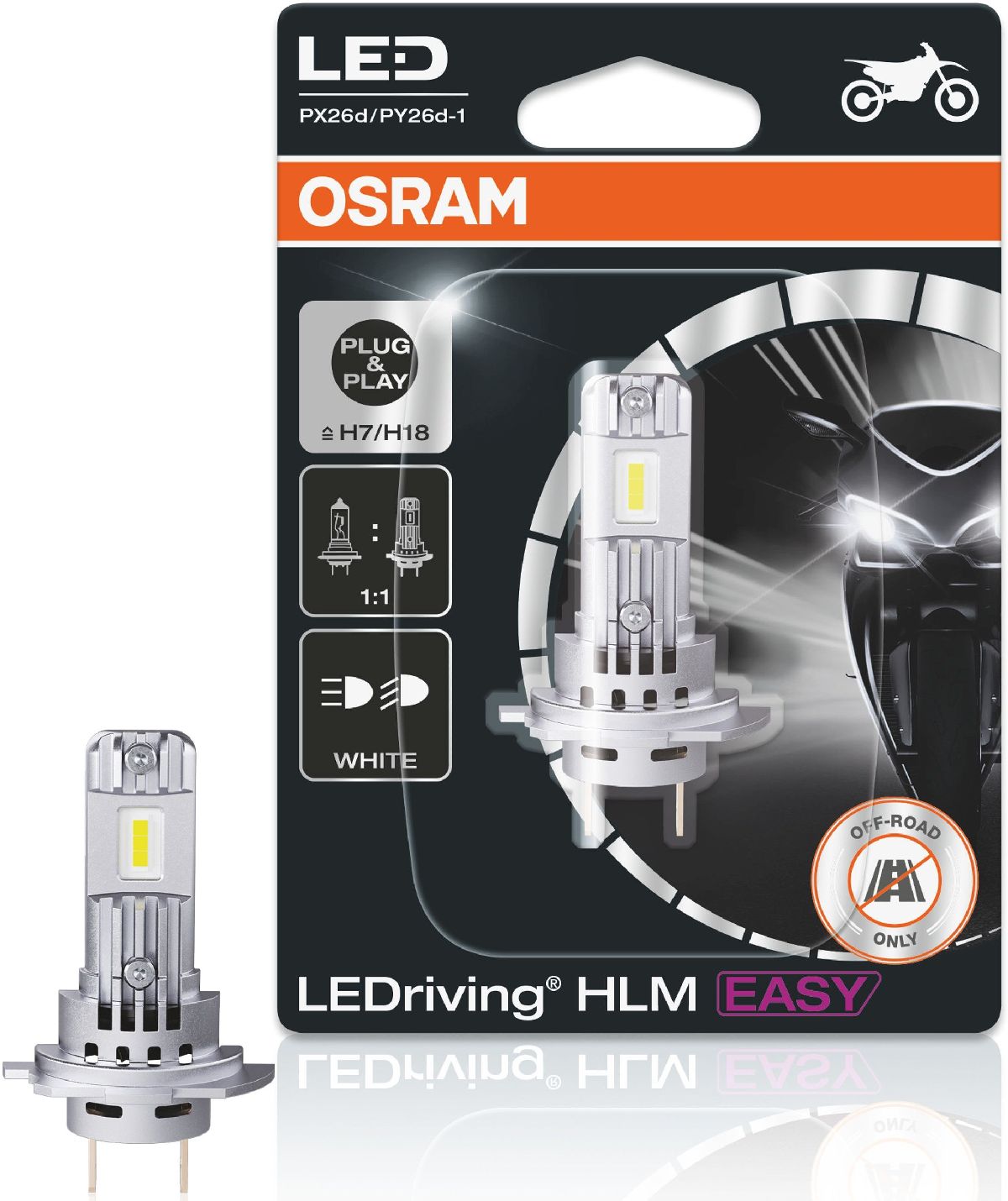 LEDriving Off-Road LED Retrofit Easy H7/H18/12V/18W