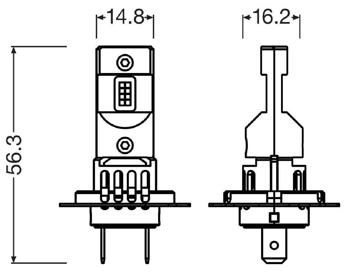 LEDriving HL EASY GEN 2 H7/H18/12V/16W