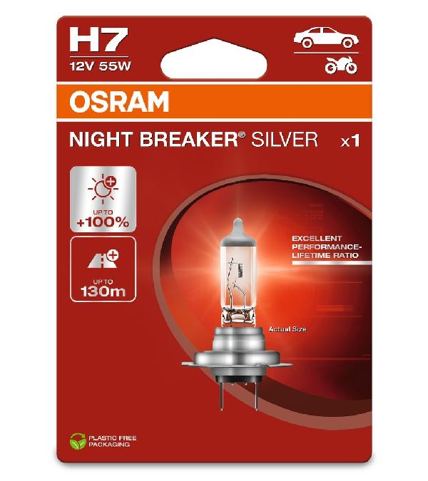 Night Breaker Silver H7 12V 55W PX26d