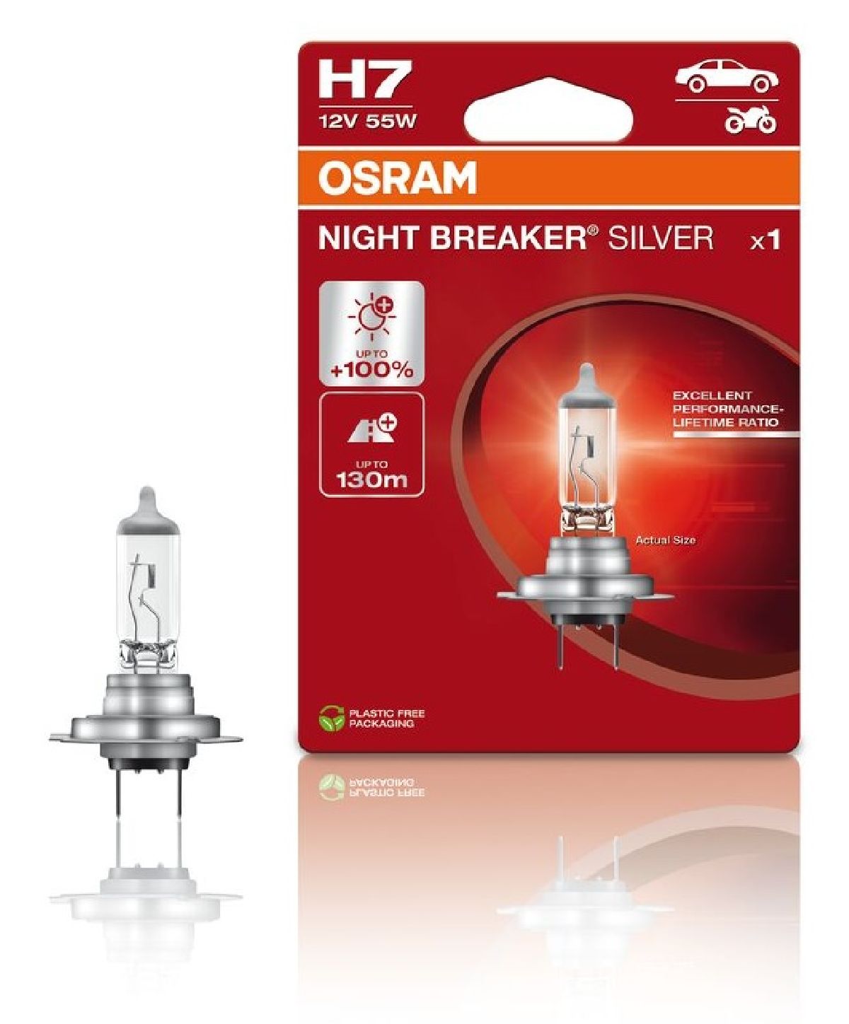 Night Breaker Silver H7 12V 55W PX26d