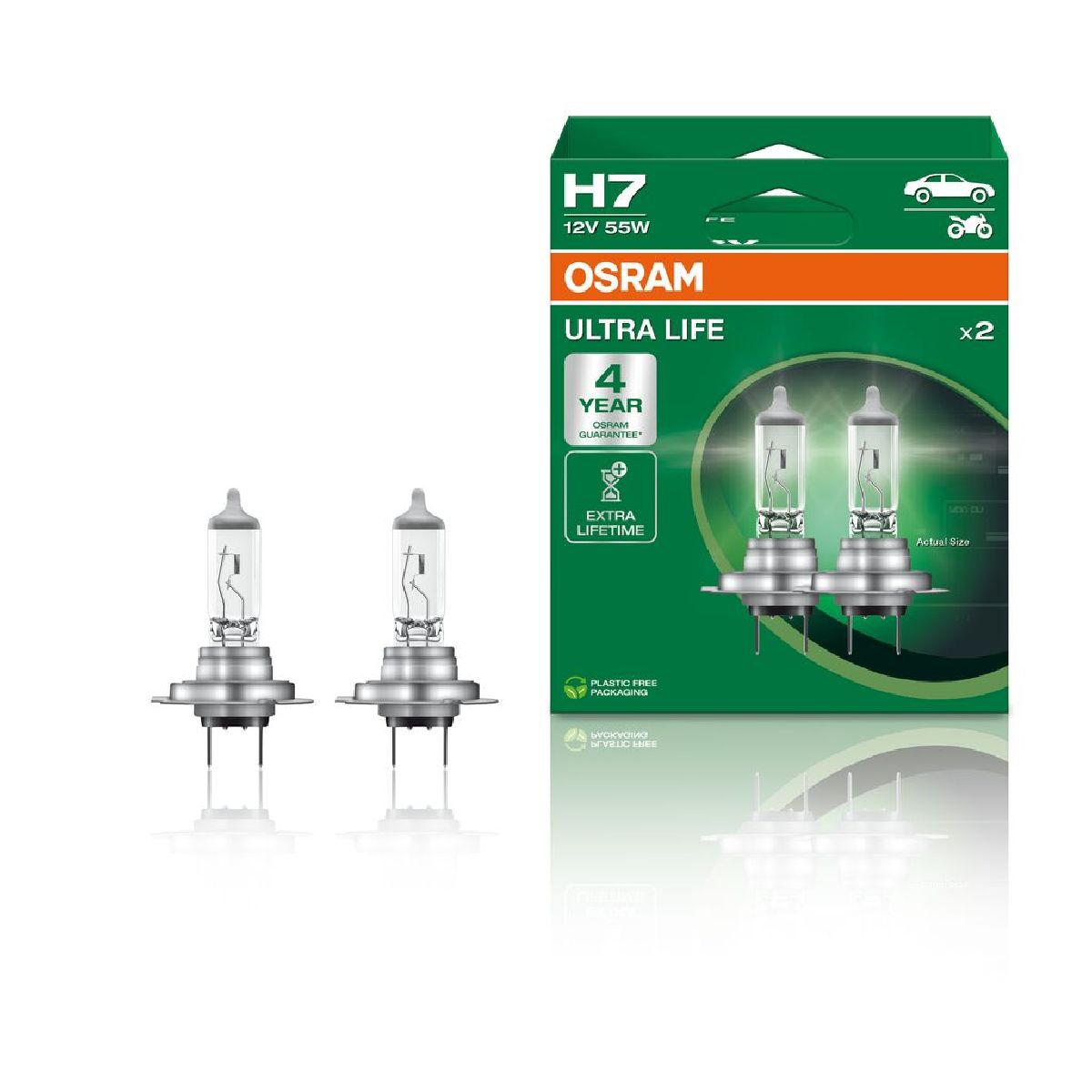 Ampoule H7 ULTRA LIFE 12V 55W PX26d