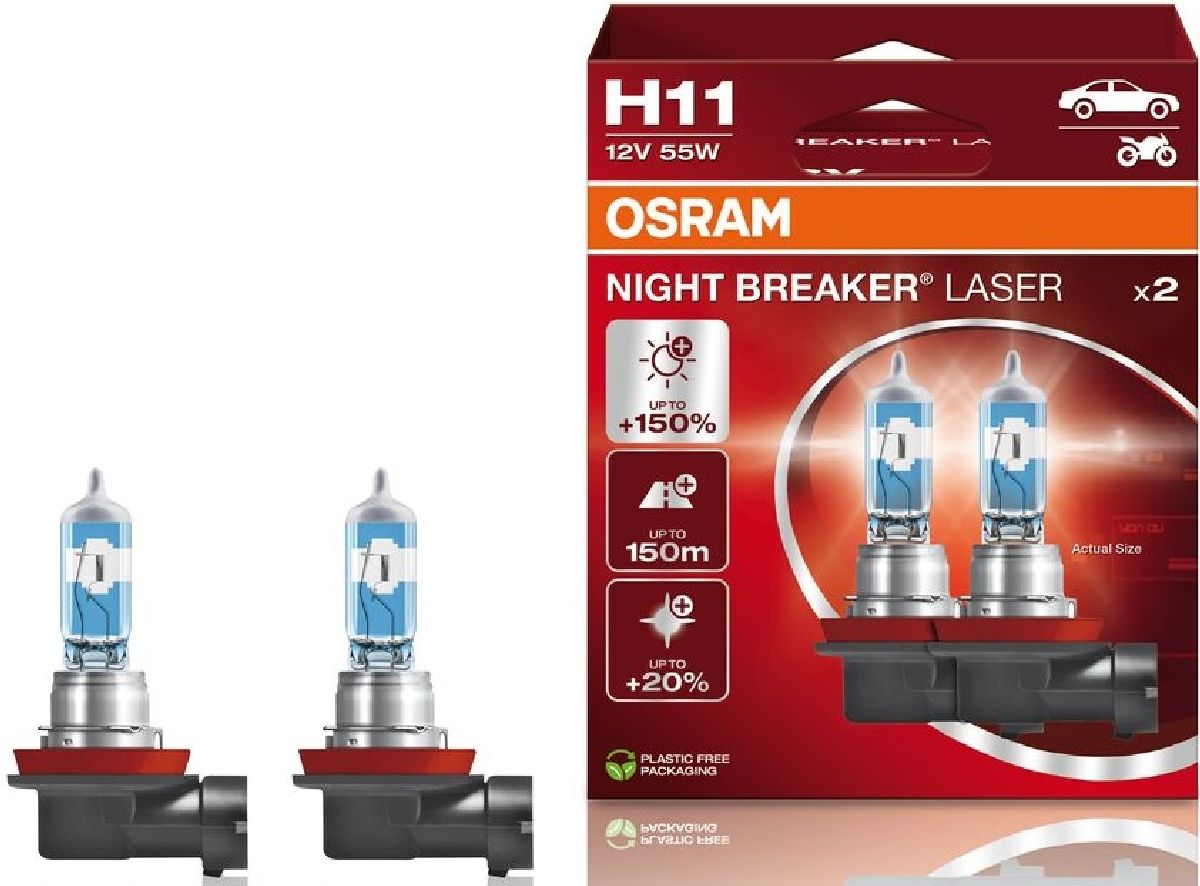 Night Breaker Laser Duobox H11/12V/55W/PGJ19-2
