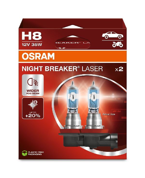 Night Breaker Laser Duobox H8 12V 35W PGJ19-1