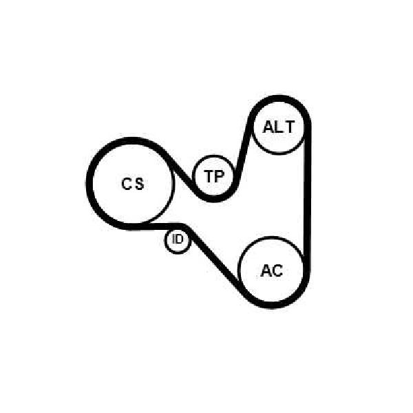 Keilrippenriemensatz 