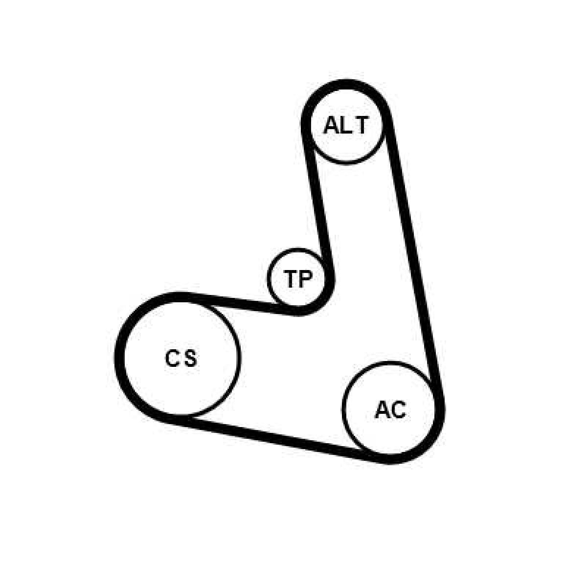 Keilrippenriemensatz 