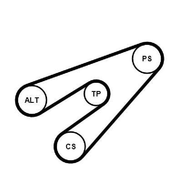 Keilrippenriemensatz 