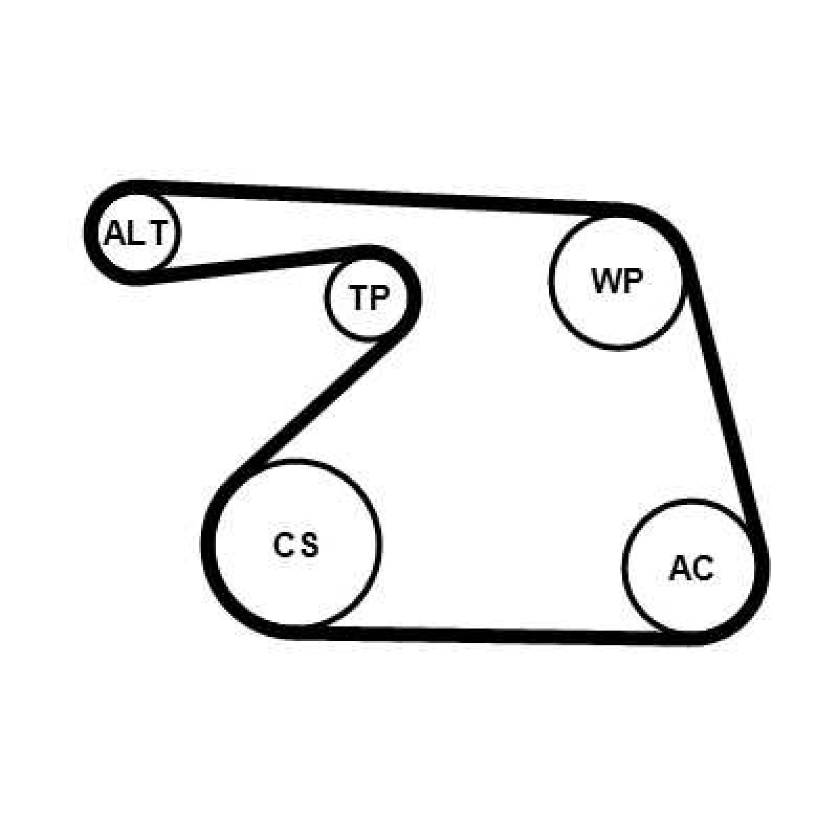 Keilrippenriemensatz 