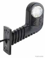 Feu d'encombrement LED short droite - 12/24V avec capteur