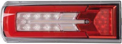 LED Heckleuchte 24V 370.5mm x 117.7mm x 118.2mm / links