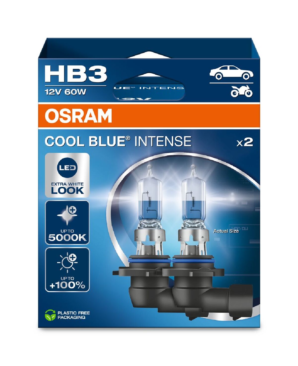 OSRAM Cool blue intense HB3 Duobox