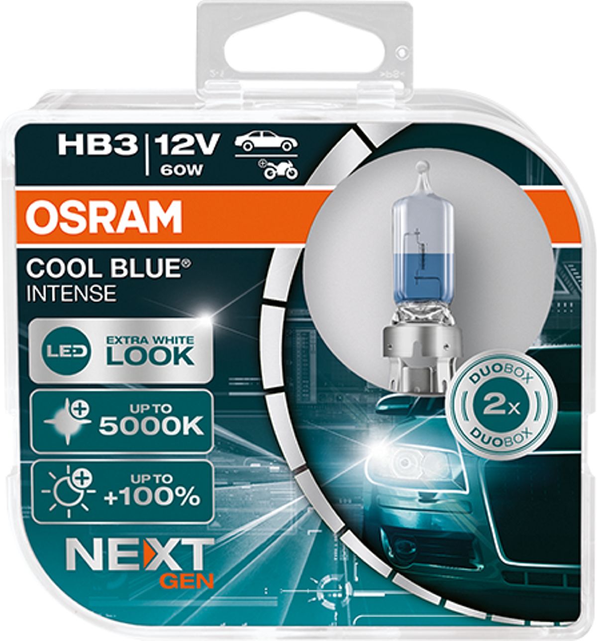 OSRAM Cool blue intense HB3 Duobox