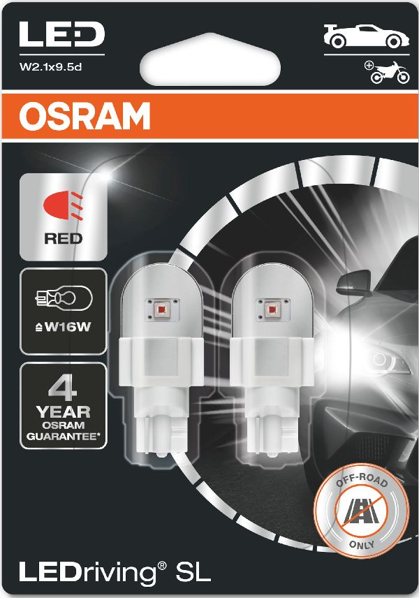 Osram LEDriving Red