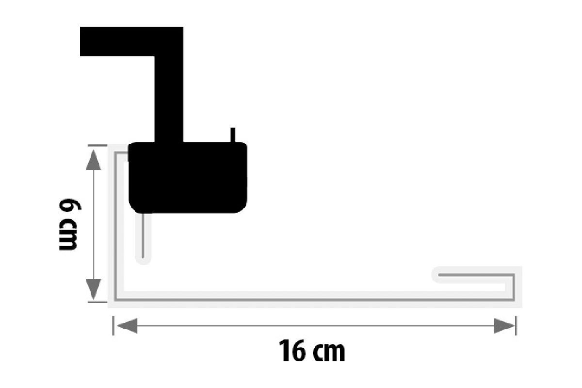 Antenne DAB+ active SMB, cble de 3 mtres