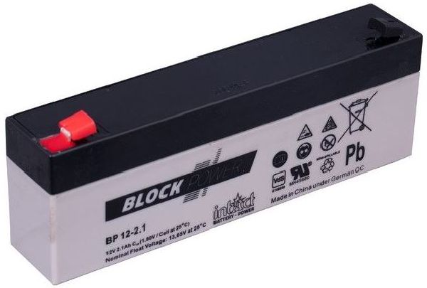 Block-Power 12V/2Ah LxLxH: 178x35x66mm/C:1