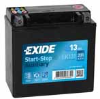 Exide Backup 12V/13Ah/200A LxLxH 150x90x145mm/B0/C:1