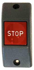 Stop-Taster f. Flchenanbau mit Blindenschrift