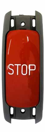 Stop-Taster f. Flchenanbau mit Blindenschrift