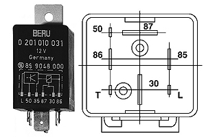 BERU Vorgl&uuml;hrelais GR 031