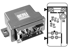 BERU Vorgl&uuml;hrelais GR 074