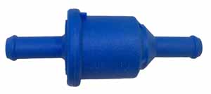Rückschlagventil blau  Anschluss 10mm