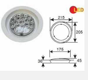 LED-Innenleuchte 9-33V für Ein