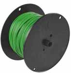 Ligne lectrique EMB 100 mtres FLRY / 1 x 1.0 qmm / noir-vert