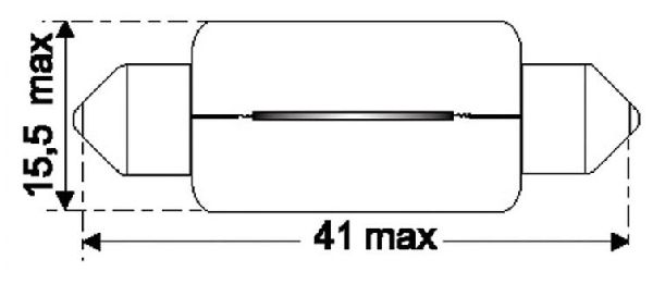 Soffittenglühlampe