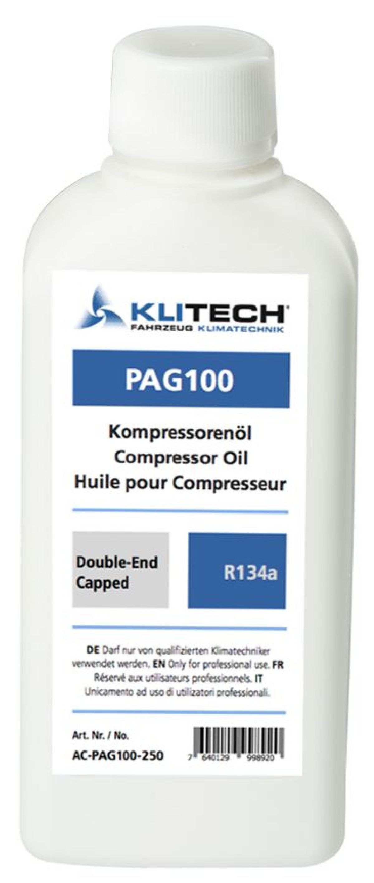PAG K&auml;ltemittel&ouml;l ISO 100 250ml