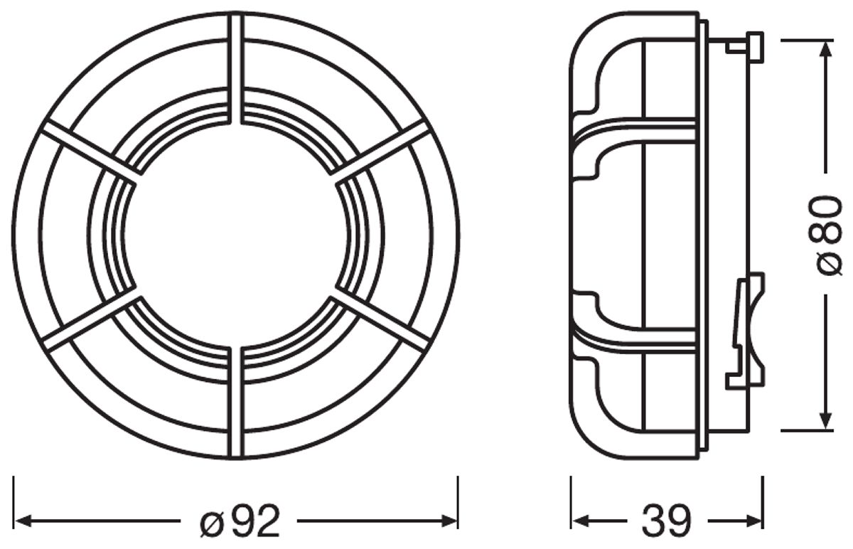 LEDriving Cap Ledcap02 Durchmesser 85mm