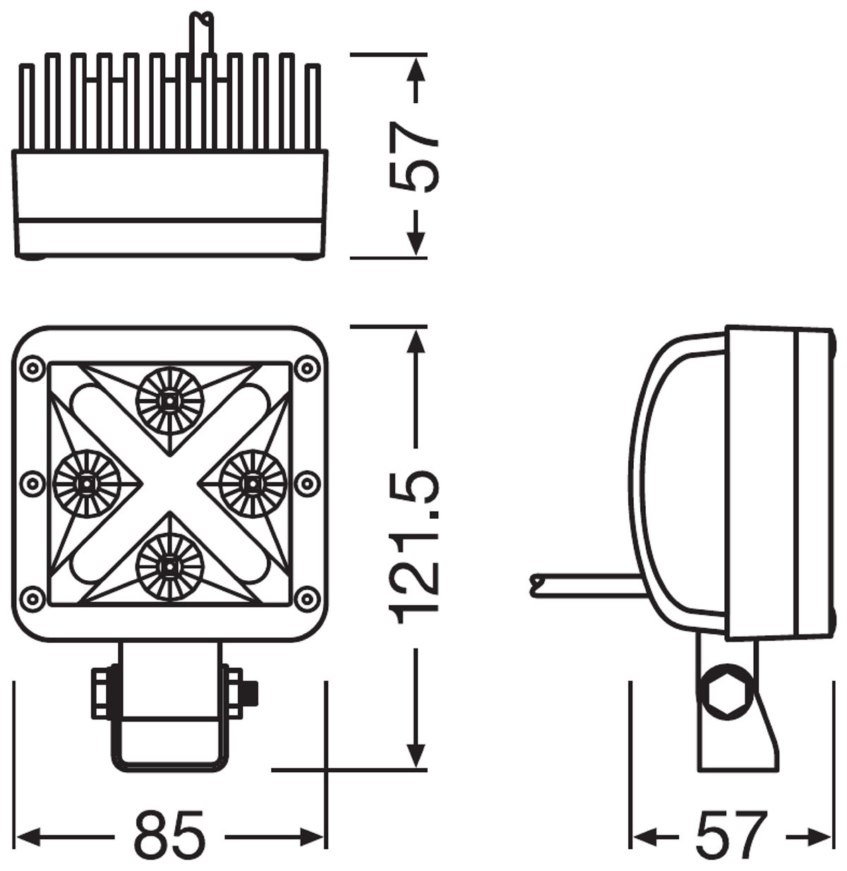 Osram LEDriving Cube MX85-SP 12V / 1250 Lumen / 6000 Kelvin