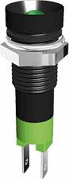 Tmoin vert 24V noir, IP67
